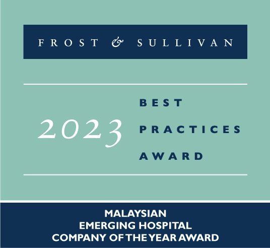 Frost & Sullivan Best Practices Awards 2023 – Emerging Hospital Company of <br/>the Year – Malaysia<br/>Sunway Medical Centre Velocity