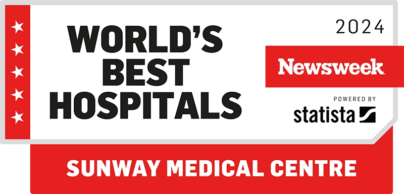 Newsweek World’s Best Hospitals <br/>2024 Ranking (Top 250 in the world)<br/>Sunway Medical Centre, Sunway City