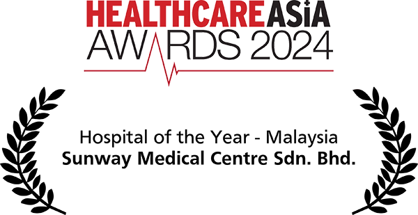Healthcare Asia Awards 2024 –<br/>Hospital of the Year – Malaysia<br/>Sunway Medical Centre, Sunway City