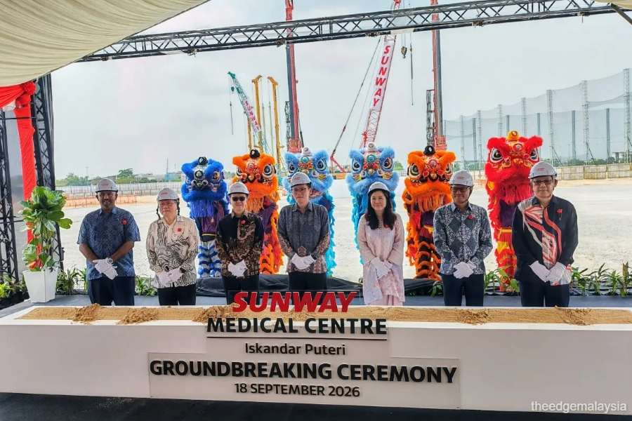 Sunway Medical Group breaks ground for RM800 mil Sunway Medical Centre Iskandar Puteri in Johor